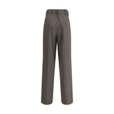 P.A.R.O.S.H. Gray Elastane Dress Pants